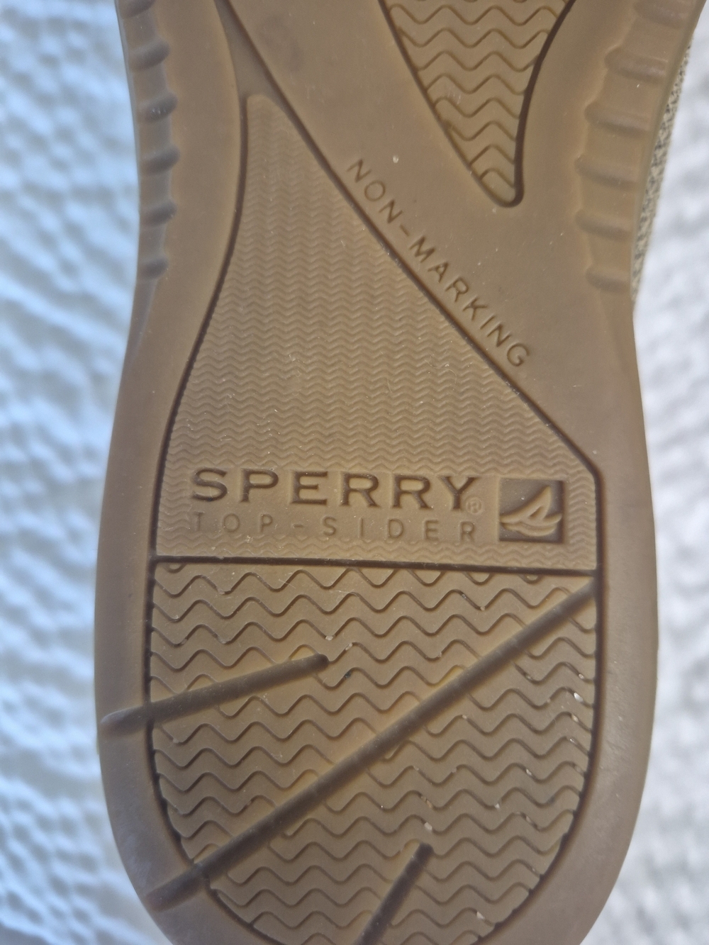 Sperry Two-Tone Brown Leather & Tan Mesh Moccasins - Women - Picture 10 of 11